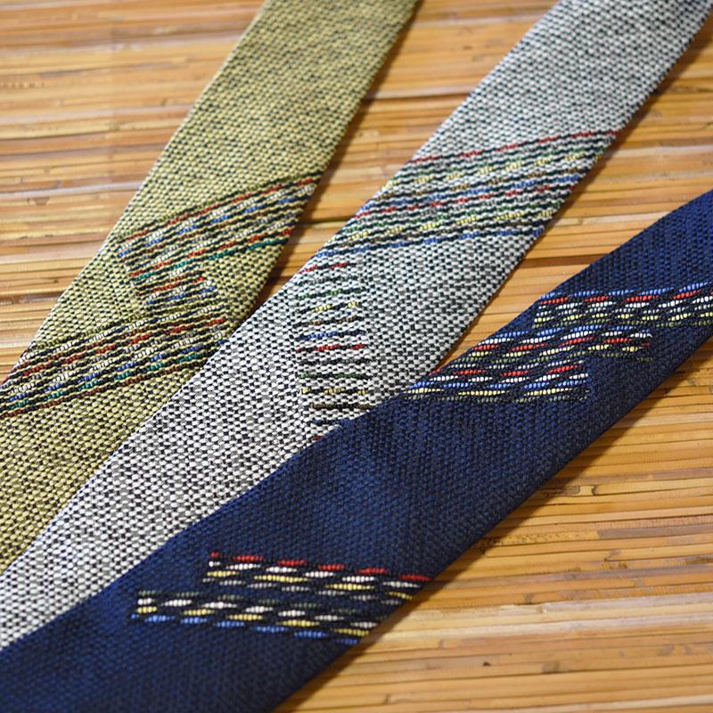 縄文織 ネクタイ 詳細