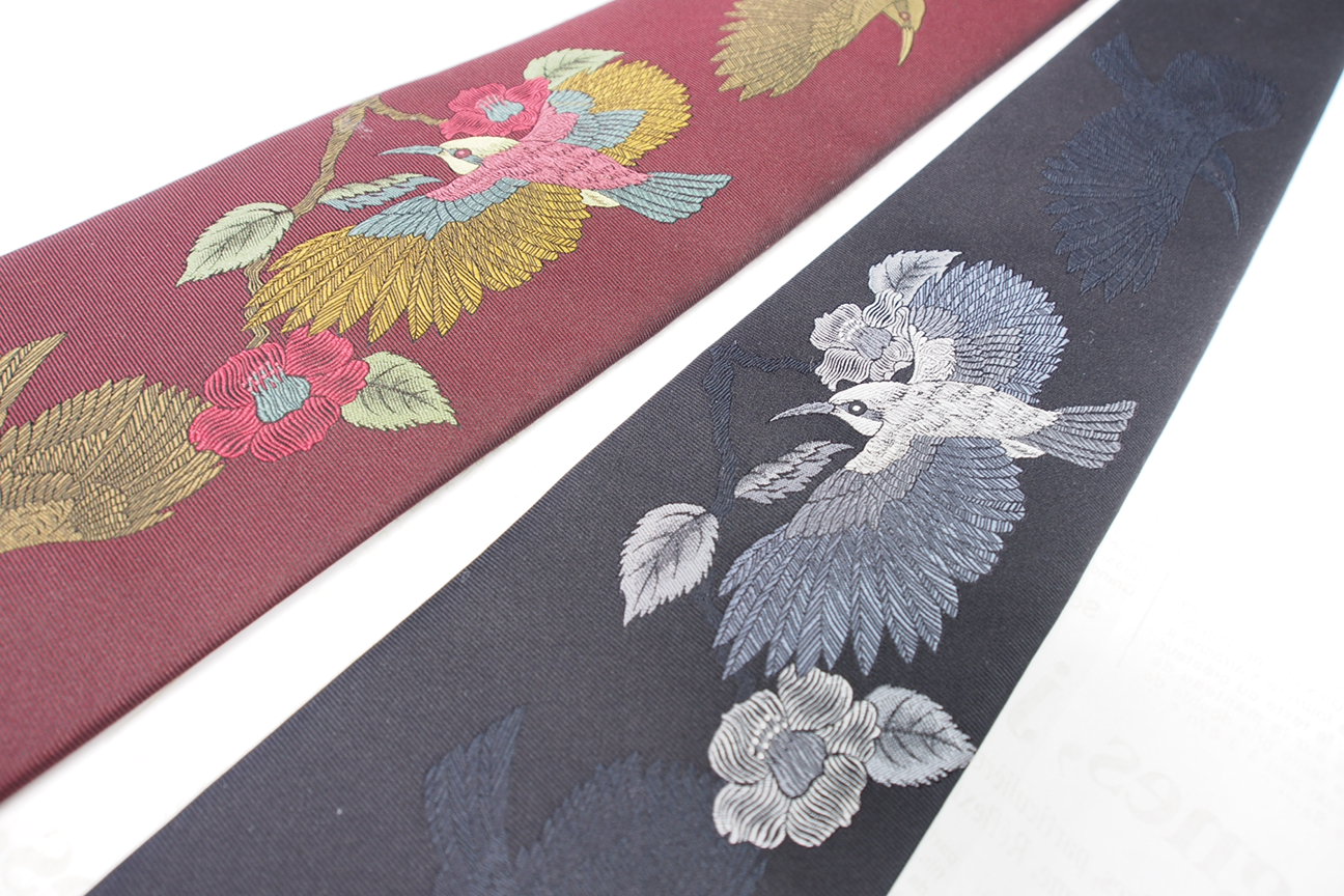 西陣織 多色高密度織