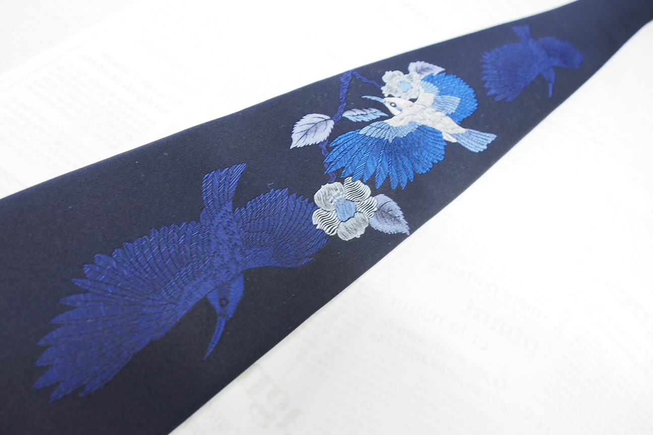 西陣織 多色高密度織