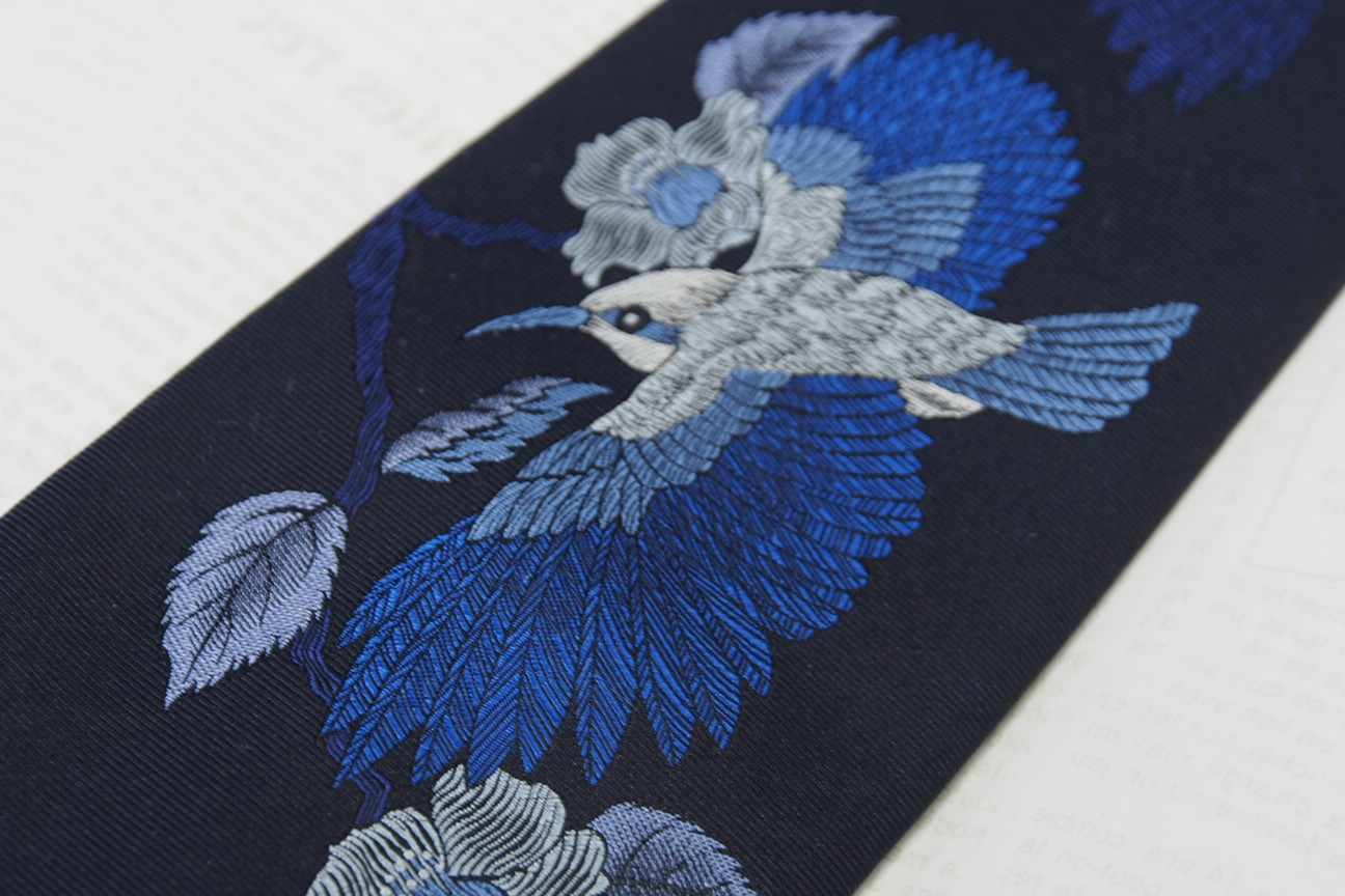 西陣織 多色高密度織